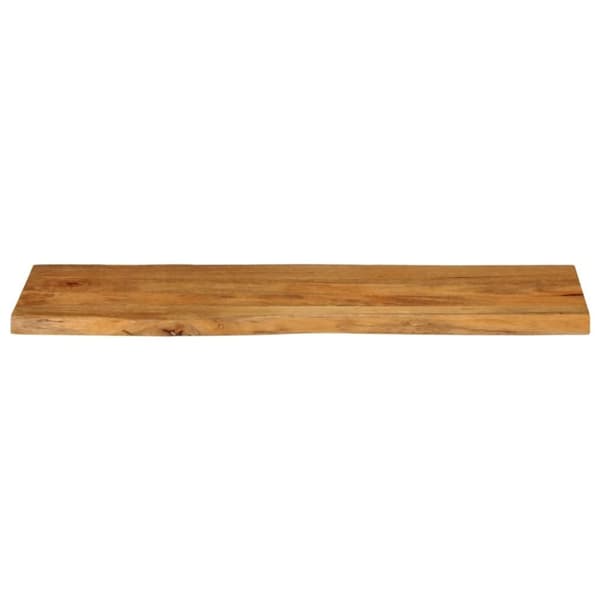 vidaXL Bordplate 110x40x2,5 cm naturlig kant heltre mango