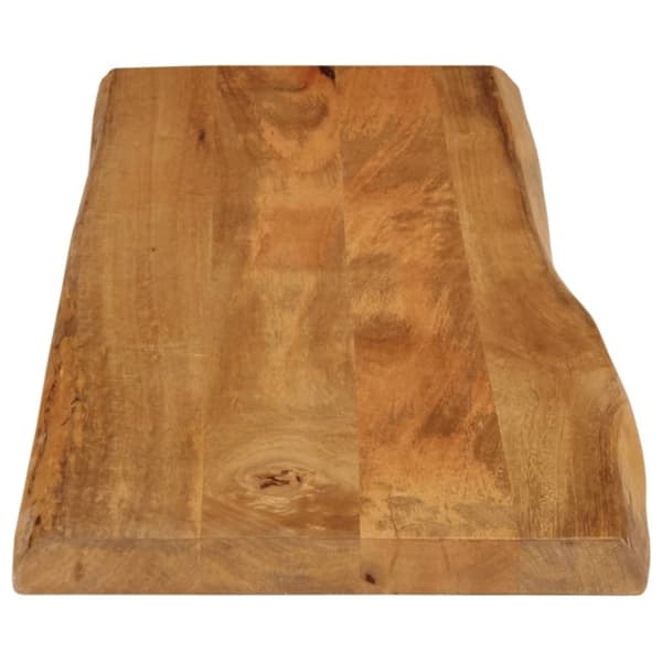 vidaXL Bordplate 110x40x2,5 cm naturlig kant heltre mango