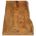 Miniatyrbilde 4 av 9: vidaXL Bordplate 160x40x2,5 cm naturlig kant heltre mango
