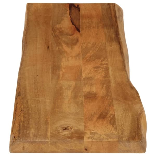 vidaXL bordplade 160x40x2,5 cm naturlig kant massivt mangotræ