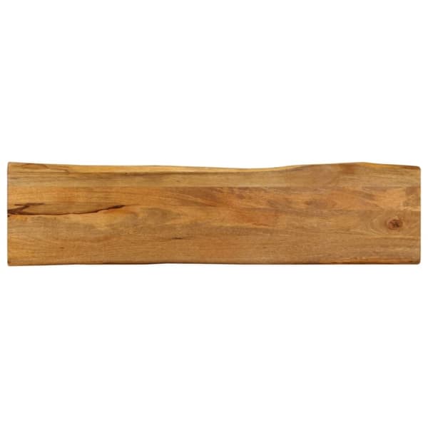 vidaXL bordplade 160x40x2,5 cm naturlig kant massivt mangotræ