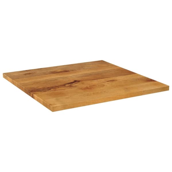 vidaXL Pöytälevy 80x80x3,8 cm neliö täysi mangopuu