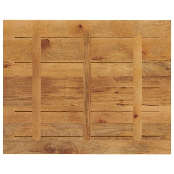 vidaXL Bordplate 90x80x3,8 cm rektangulær heltre mango