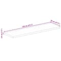 Miniatyrbilde 9 av 9: vidaXL Bordplate 120x70x3,8 cm rektangulær heltre mango