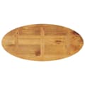 Miniatyrbilde 5 av 8: vidaXL Bordplate 140x50x3,8 cm oval heltre mango