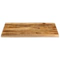 Miniatyrbilde 3 av 9: vidaXL Bordplate 110x80x3,8 cm naturlig kant grovt heltre mangotre
