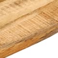 Miniatyrbilde 7 av 9: vidaXL Bordplate 80x80x2,5 cm naturlig kant grovt heltre mangotre