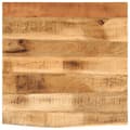 Miniatyrbilde 1 av 9: vidaXL Bordplate 80x80x2,5 cm naturlig kant grovt heltre mangotre