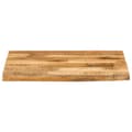 Miniatyrbillede 3 af 9: vidaXL bordplade 80x80x2,5 cm naturlig kant massivt ru mangotræ