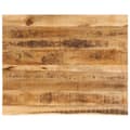 Miniatyrbillede 1 af 9: vidaXL bordplade 90x80x3,8cm naturlig kant massivt ru mangotræ