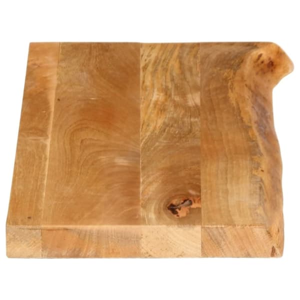 vidaXL bordplade 80x20x2,5 cm naturlig kant massivt mangotræ