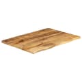 Pikkukuva 2 / 9: vidaXL Pöytälevy 90x60x2,5 cm elävä reuna karkea täysi mangopuu