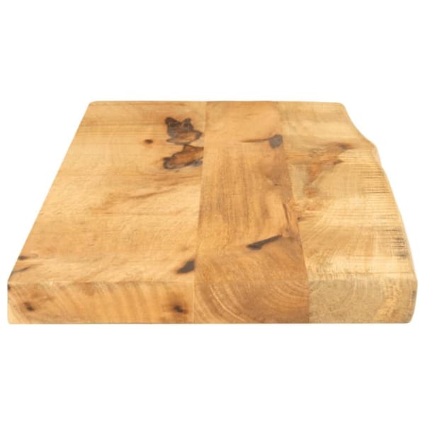 vidaXL Bordsskiva 70x30x3,8 cm levande kant massivt grovt mangoträ