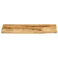 Miniatyrbillede 3 af 9: vidaXL bordplade 80x20x2,5 cm naturlig kant massivt ru mangotræ