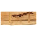 Miniatyrbillede 5 af 9: vidaXL bordplade 80x20x2,5 cm naturlig kant massivt ru mangotræ