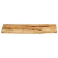 Miniatyrbilde 3 av 9: vidaXL Bordplate 80x30x2,5 cm naturlig kant grovt heltre mangotre