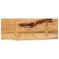 Miniatyrbilde 5 av 9: vidaXL Bordplate 80x30x2,5 cm naturlig kant grovt heltre mangotre