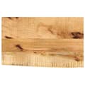 Miniatyrbilde 1 av 9: vidaXL Bordplate 50x40x2,5 cm naturlig kant grovt heltre mangotre