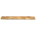 Miniatyrbilde 3 av 9: vidaXL Bordplate 140x20x2,5 cm naturlig kant grovt heltre mangotre