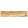 Miniatyrbilde 5 av 9: vidaXL Bordplate 140x20x3,8 cm naturlig kant grovt heltre mangotre