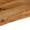 Miniatyrbilde 7 av 9: vidaXL Bordplate med naturlig kant 40x20x2,5 cm heltre mango