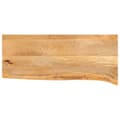 Miniatyrbilde 1 av 9: vidaXL Bordplate med naturlig kant 90x30x2,5 cm heltre mango