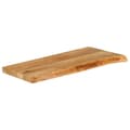 Miniatyrbillede 2 af 9: vidaXL bordplade 90x30x2,5 cm naturlig kant massivt mangotræ