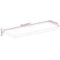 Pikkukuva 9 / 9: vidaXL Pöytälevy elävä reuna 90x20x2,5 cm täysi mangopuu