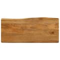 Miniatyrbilde 1 av 9: vidaXL Bordplate 90x40x2,5 cm naturlig kant heltre mango