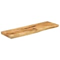Pikkukuva 2 / 9: vidaXL Pöytälevy 100x40x2,5 cm elävä reuna karkea täysi mangopuu