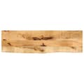 Pikkukuva 1 / 9: vidaXL Pöytälevy 100x40x2,5 cm elävä reuna karkea täysi mangopuu