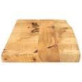 Miniatyrbilde 4 av 9: vidaXL Bordplate 70x20x2,5 cm naturlig kant grovt heltre mangotre