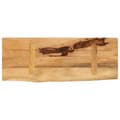 Miniatyrbilde 5 av 9: vidaXL Bordplate 70x20x2,5 cm naturlig kant grovt heltre mangotre