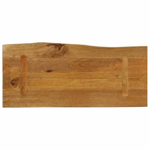 vidaXL Bordsskiva 80x40x2,5 cm levande kant massivt mangoträ