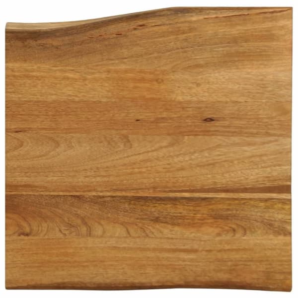 vidaXL Pöytälevy 60x60x3,8 cm elävä reuna täysi mangopuu
