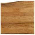 Miniatyrbilde 1 av 9: vidaXL Bordplate 60x60x3,8 cm naturlig kant heltre mango