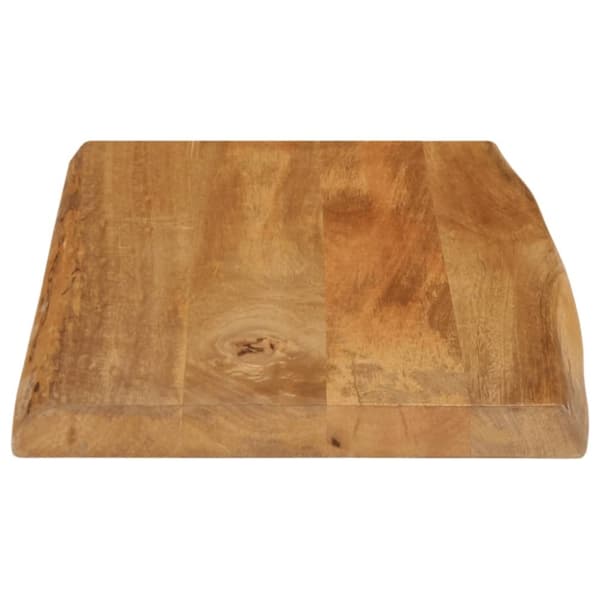 vidaXL Bordplate 60x40x2,5 cm naturlig kant heltre mango