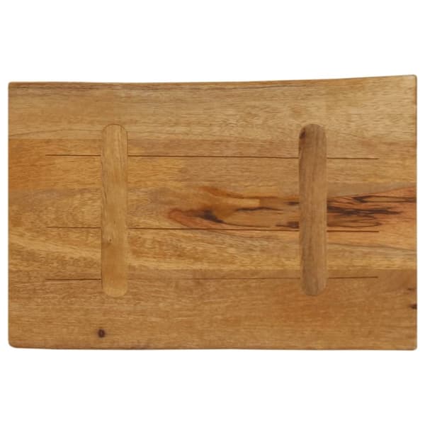 vidaXL Bordplate 60x40x2,5 cm naturlig kant heltre mango