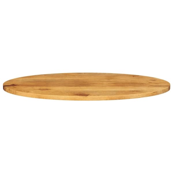 vidaXL bordplade 90x40x2,5 cm oval massivt mangotræ
