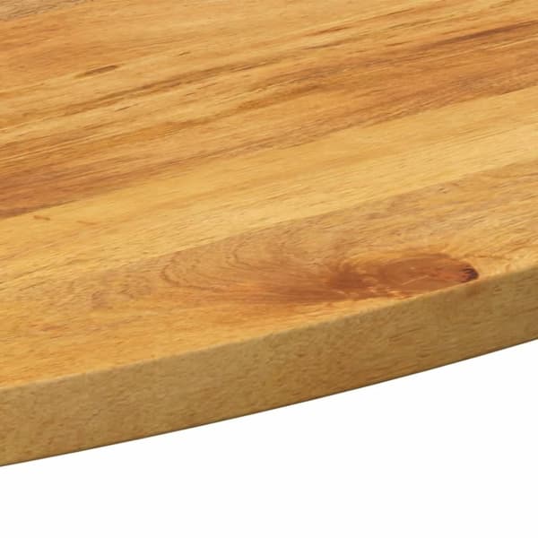 vidaXL bordplade 90x40x2,5 cm oval massivt mangotræ