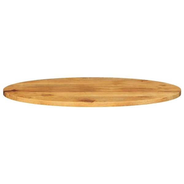 vidaXL Pöytälevy 140x50x2,5 cm ovaali täysi mangopuu