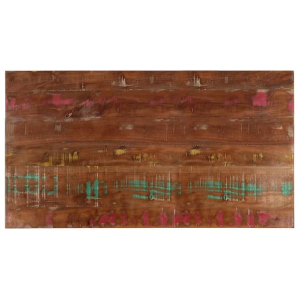 vidaXL Pöytälevy 100x60x2,5 cm suorakaide kierrätetty täyspuu