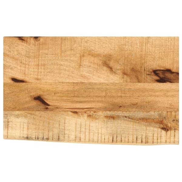 vidaXL bordplade 40x20x2,5 cm naturlig kant massivt ru mangotræ