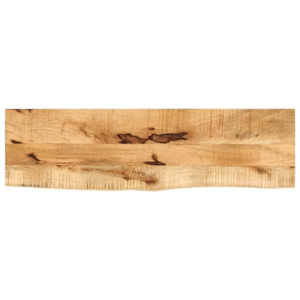 vidaXL Bordsskiva 120x20x2,5 cm levande kant massivt grovt mangoträ