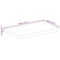 Pikkukuva 9 / 9: vidaXL Pöytälevy 40x20x3,8 cm elävä reuna karkea täysi mangopuu