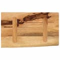 Miniatyrbilde 5 av 9: vidaXL Bordplate 50x40x3,8 cm naturlig kant grovt heltre mangotre