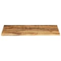 Pikkukuva 3 / 9: vidaXL Pöytälevy 100x60x2,5 cm elävä reuna karkea täysi mangopuu