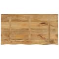 Pikkukuva 5 / 9: vidaXL Pöytälevy 100x60x2,5 cm elävä reuna karkea täysi mangopuu