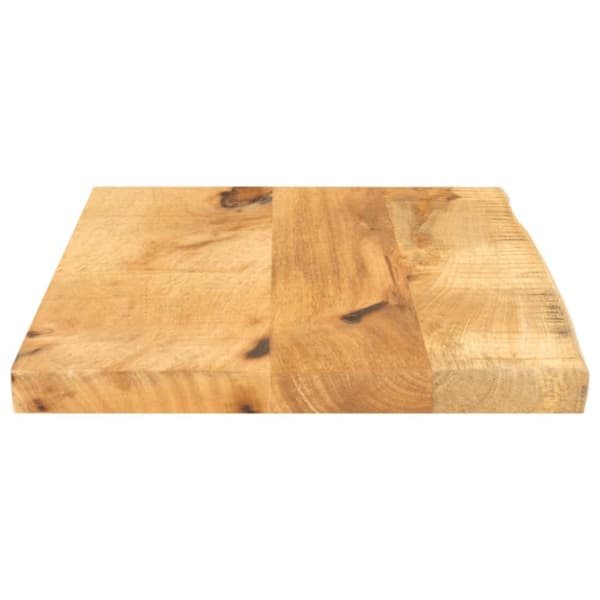 vidaXL Bordsskiva 40x30x2,5 cm levande kant massivt grovt mangoträ