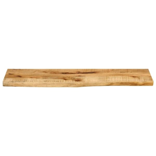 vidaXL Bordsskiva 100x20x3,8 cm levande kant massivt grovt mangoträ